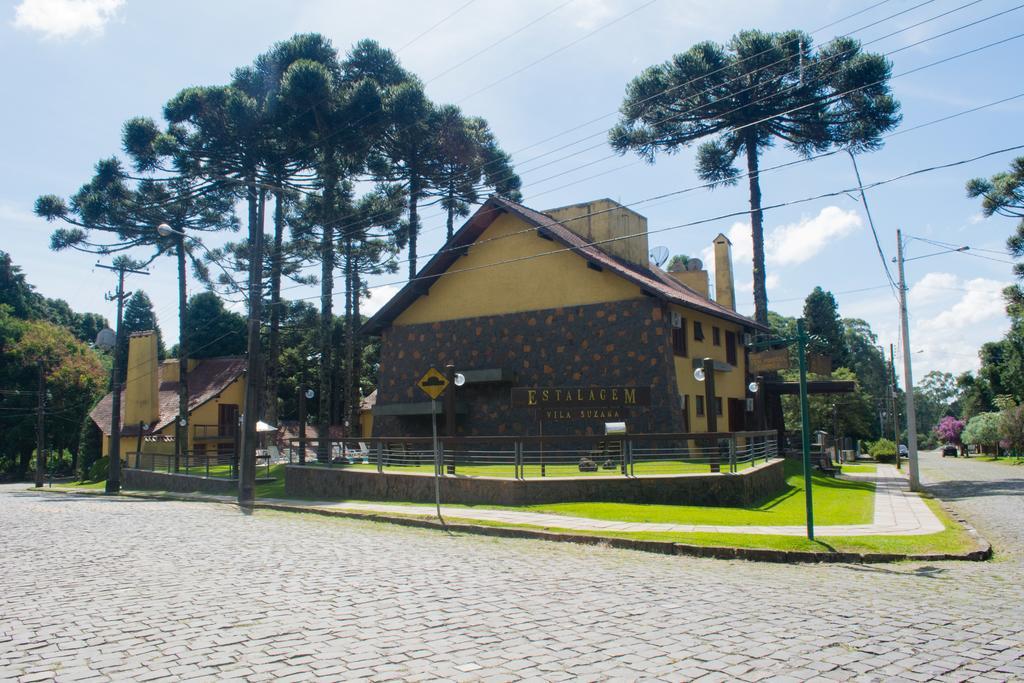 Estalagem Vila Suzana - Quadra De Beach Tennis Indoor Канела Екстериор снимка